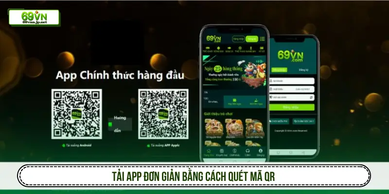 Tải app đơn giản bằng cách quét mã QR