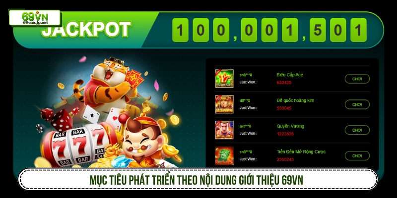 Mục tiêu phát triển theo nội dung giới thiệu 69VN 