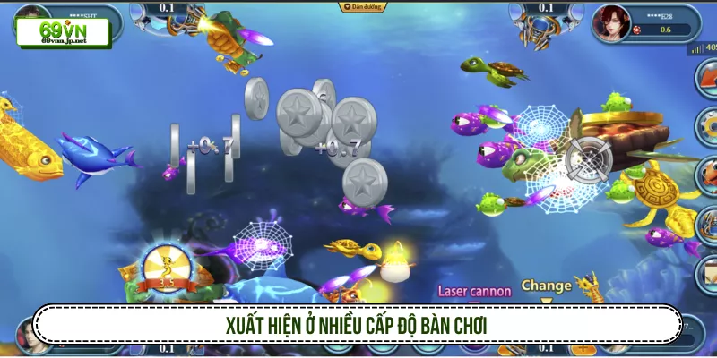 Xuất hiện ở nhiều cấp độ bàn chơi